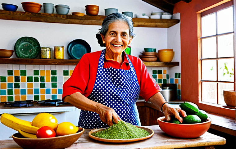멕시코에서 퇴직 후 생활비 - **Vibrant Mexican Market Shopping for Retirees:**
    A serene, happy Italian retired couple in thei...